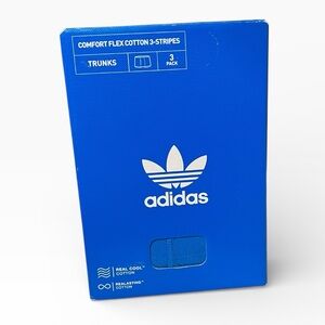 🌻Adidas Originals Set of Three (3) Trunks Underwear NEW IN BOX  Men's Size S